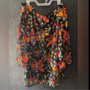 Southern Fried Chics sequin off the shoulder mini dress boutique NWT✨